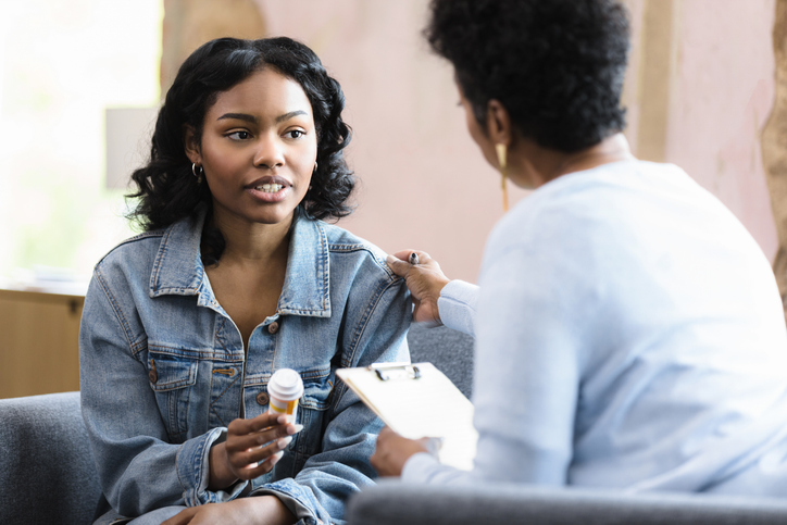 Teen girl asks female psychiatrist for help with medication