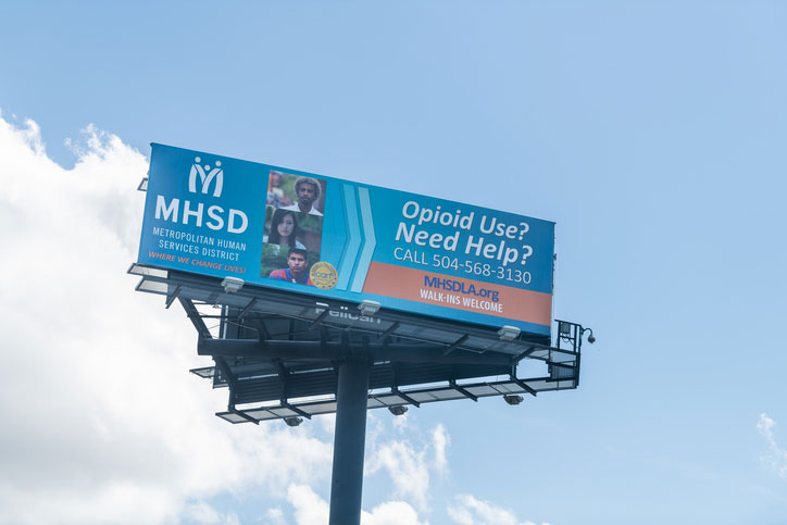 drug epidemic help billboard